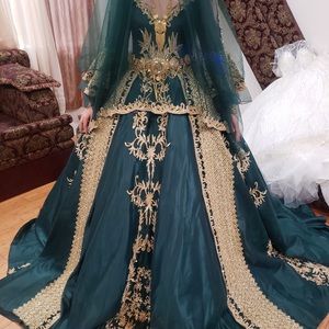 Turkish Style Emerald Green Ball Gown
